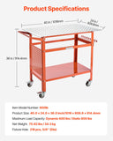 Welding Table 40"x24" Welding Workbench with 800LBS Static Weight Capacity