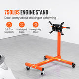 Engine Stand 750LBS Motor Hoist Dolly 360 Degree Adjustable Mounting Head
