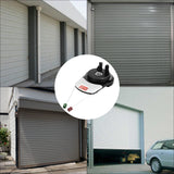 Garage Roller Door Opener, 800 N Lift Force 164 ft Remote Control, 220V Electric Roller Gate Opener, Auto Garage Roller Gate Opener Kit with 2 Remote, Apply for Garage Store