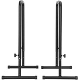 Dip Bars, 200 kg Capacity, Heave Duty Dip Stand Station with Adjustable Height, Fitness Workout Dip Bar Station Stabilizer Parallette Push Up Stand, Parallel Bars for Strength Training Home Gym