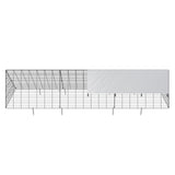 Chicken Tunnels, 300 x 71 x 61.5cm (LxWxH) Chicken Tunnels for Yard, Portable Chicken Tunnels for Outside Easy Installation, Chicken Coop Run, Suitable for Chickens, Ducks, Rabbits