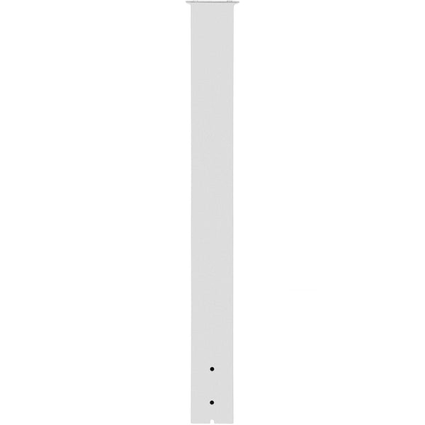 VEVOR Mailbox Post, 43"" High Mailbox Stand, White Powder-Coated Mail Box Post Kit, Q235 Steel Post Stand Surface Mount Post for Sidewalk and Street Curbside, Universal Mail Post for Outdoor Mailbox
