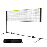 Badminton Net, Height Adjustable Volleyball Net, 10ft Wide Foldable Pickleball Net, Portable Easy Setup Tennis Net Set with Poles, Stand and Carry Bag, for Kids Backyard Game Indoor Outdoor Use