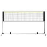 Badminton Net, Height Adjustable Volleyball Net, 10ft Wide Foldable Pickleball Net, Portable Easy Setup Tennis Net Set with Poles, Stand and Carry Bag, for Kids Backyard Game Indoor Outdoor Use