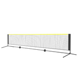Badminton Net, Height Adjustable Volleyball Net, 17ft Wide Foldable Pickleball Net, Portable Easy Setup Tennis Net Set with Poles, Stand and Carry Bag, for Kids Backyard Game Indoor Outdoor Use