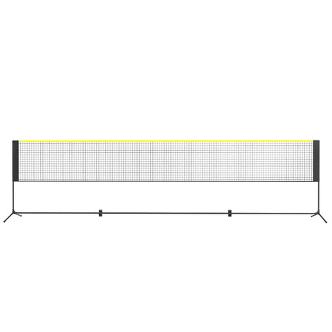 Badminton Net, Height Adjustable Volleyball Net, 17ft Wide Foldable Pickleball Net, Portable Easy Setup Tennis Net Set with Poles, Stand and Carry Bag, for Kids Backyard Game Indoor Outdoor Use