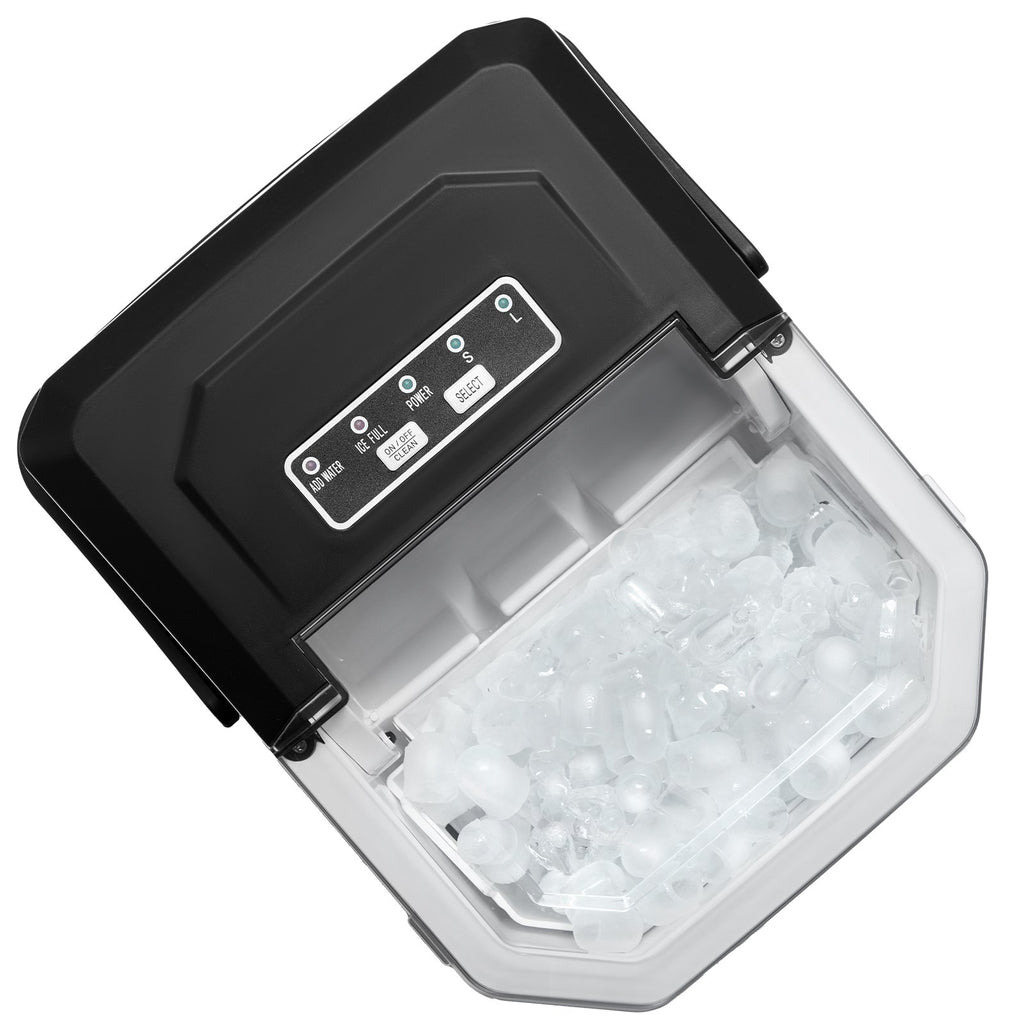 Portable Countertop Ice Maker 26Lbs/24H Self-Cleaning with Scoop Basket
