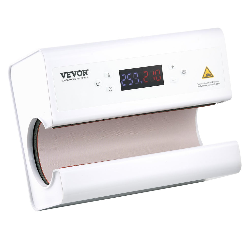 Auto Tumbler Heat Press Machine 325-887 ml Sublimation Mug Heat Press White