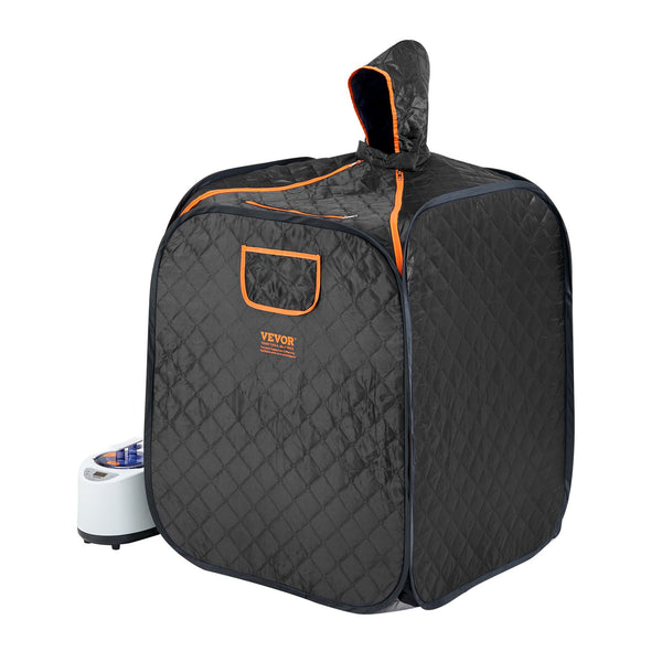 VEVOR Portable Steam Sauna Tent 1000W Personal Spa Loss Weight Detox Therapy, 800x800x1000 mm