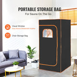 Portable Steam Sauna Tent Full Size 2000W Personal Sauna Blanket W/ Chair,880 x 880 x 1780 mm