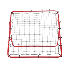 VEVOR Soccer Rebounder Rebound Net, Kick-Back 100x100 cm, Portable Football Training Gifts, Fully Adjustable Angles Goal Net, Aids & Equipment for Kids Teens & All Ages, Easy Set Up & Perfect Storage
