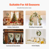 Artificial Decorative Wreath 60.96 cm White Pink Yellow Peonies Hydrangeas