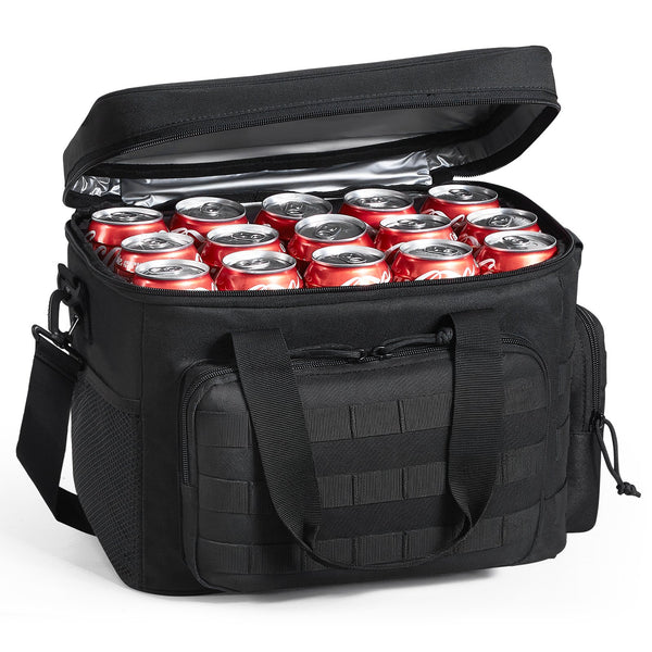 Cooler Bag 20L Insulated Lunch Bag Molle Design & Removable Storage Bags