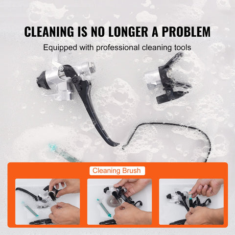 Stand Airless Paint Sprayer, 750W 3000PSI High Efficiency Electric Airless Sprayer With Cart, Fine And Even Painting Effect, Paint Sprayers for Home Interior and Exterior Furniture and Fences