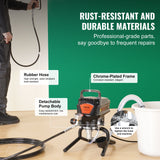 Stand Airless Paint Sprayer, 950W 3000PSI High Efficiency Electric Airless Sprayer, Fine And Even Painting Effect, Handheld Paint Sprayers for Home Interior and Exterior Furniture and Fences