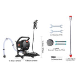 Stand Airless Paint Sprayer, 750W 3000PSI High Efficiency Electric Airless Sprayer, Fine And Even Painting Effect, Handheld Paint Sprayers for Home Interior and Exterior Furniture and Fences