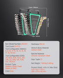 Combination Wrench Set 24 PCS SAE 1/4" - 7/8" Metric 8-19mm Organizer Rack