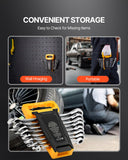Combination Wrench Set 8-Piece Metric 8 mm to 19 mm with Organizer Rack