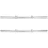 Linear Guide Rail Set, SBR20 1000mm, 2 PCS 39.4 in/1000 mm SBR20 Guide Rails and 4 PCS SBR20UU Slide Blocks, Linear Rails and Bearings Kit for Automated Machines DIY Project CNC Router Machines
