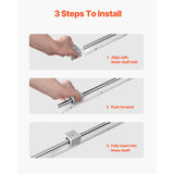 Linear Guide Rail Set, SBR20 1500mm, 2 PCS 59 in/1500 mm SBR20 Guide Rails and 4 PCS SBR20UU Slide Blocks, Linear Rails and Bearings Kit for Automated Machines DIY Project CNC Router Machines