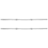 Linear Guide Rail Set, SBR20 1500mm, 2 PCS 59 in/1500 mm SBR20 Guide Rails and 4 PCS SBR20UU Slide Blocks, Linear Rails and Bearings Kit for Automated Machines DIY Project CNC Router Machines