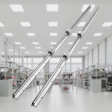 Linear Guide Rail Set, SBR20 1500mm, 2 PCS 59 in/1500 mm SBR20 Guide Rails and 4 PCS SBR20UU Slide Blocks, Linear Rails and Bearings Kit for Automated Machines DIY Project CNC Router Machines