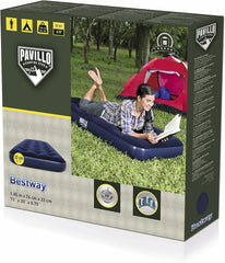 Bestway 1.85m x 76cm x 22cm Air Mattress Jr.Twin Indoor/Outdoor Heavy Duty Durable Camping