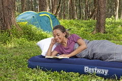Bestway 1.85m x 76cm x 22cm Air Mattress Jr.Twin Indoor/Outdoor Heavy Duty Durable Camping