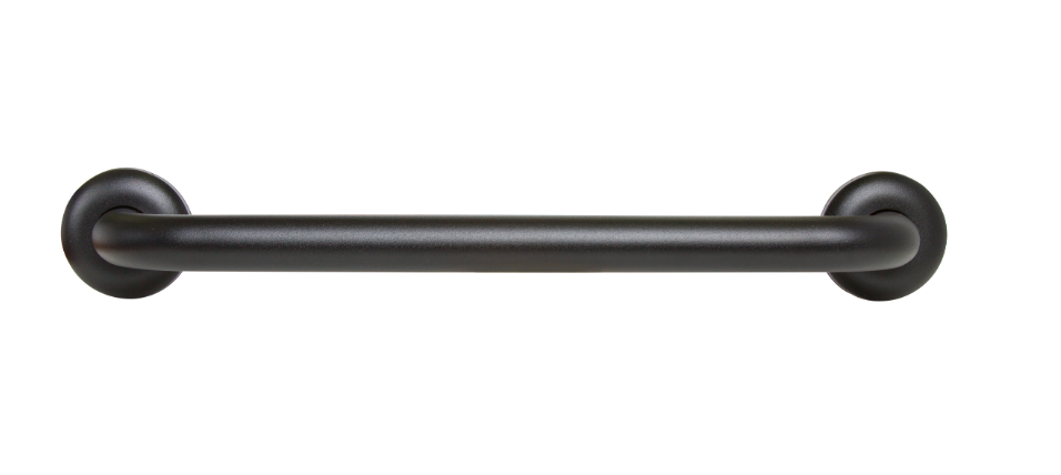 Wall Mount safety Grab Rail - Black