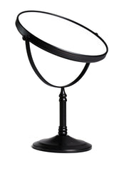 5X & 1X Tabletop Magnifying Mirror - Matte Black