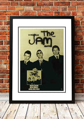 The Jam 'In The City' In Store Poster 1977- Framed A4
