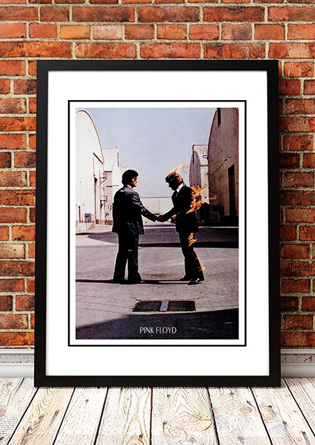 Pink Floyd 'Wish You Were Here' In Store Poster 1975 - Framed A1