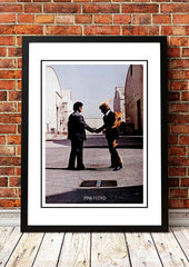 Pink Floyd 'Wish You Were Here' In Store Poster 1975 - Framed A2