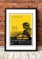 Easy Rider' Cult Movie Poster! - Framed A2