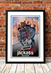 Jackass: The Movie Cult Movie Poster! - Framed A3