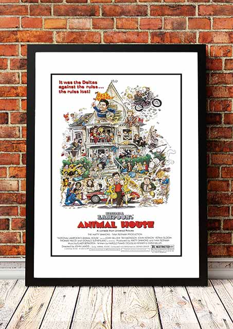 Animal House' Cult Movie Poster! - Framed A2