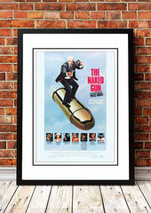 The Naked Gun' Cult Movie Poster! - Framed A4