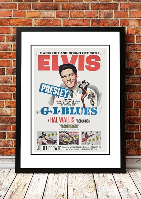 Elvis 'G.I. Blues' Framed Movie Poster! - Framed A2