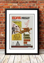 Elvis 'Easy Come, Easy Go' Framed Movie Poster! - Framed A2