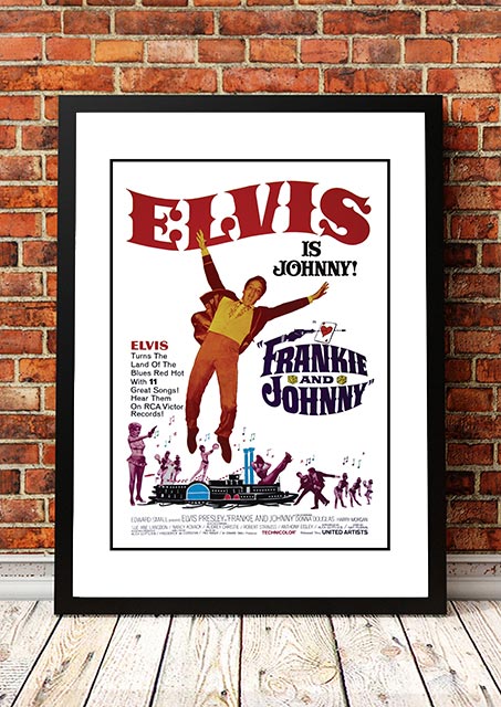 Elvis 'Frankie and Johhny' Framed Movie Poster! - Framed A3