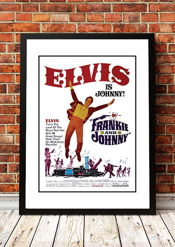 Elvis 'Frankie and Johhny' Framed Movie Poster! - Framed A4