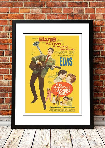 Elvis 'It Happened At The World's Fair' Framed Movie Poster! - Framed A4