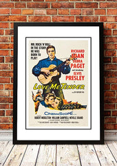 Elvis 'Love Me Tender' Framed Movie Poster! - Framed A4