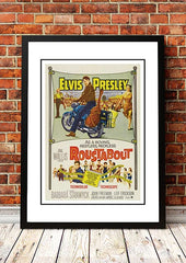 Elvis 'Roustabout' Framed Movie Poster! - Framed A3