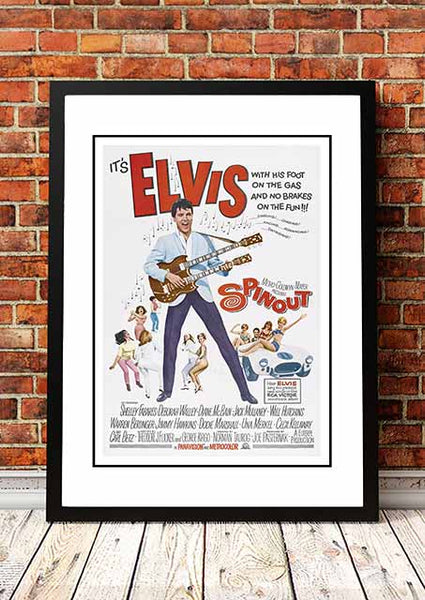 Elvis 'Spinout' Framed Movie Poster! - Framed A4