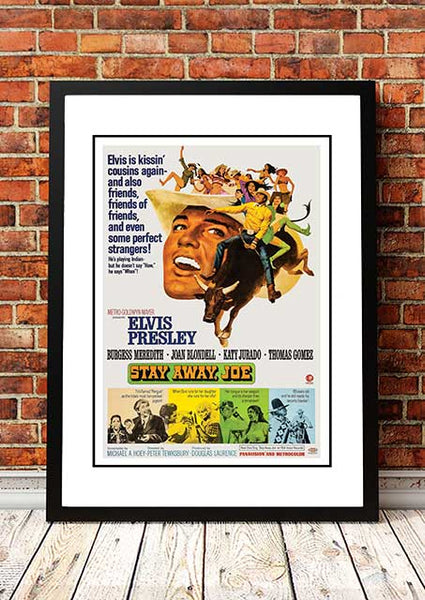 Elvis 'Stay Away Joe' Framed Movie Poster! - Framed A4