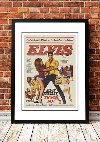 Elvis 'Ticke Me' Framed Movie Poster! - Framed A3