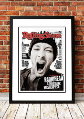 Radiohead' Rolling Stone Magazine Cover! - Framed A3