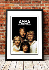 ABBA ‘The Definitive Collection’ In Store Poster 2001 - Framed A4
