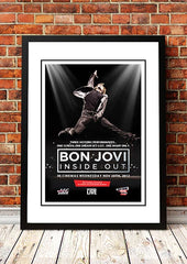 Bon Jovi ‘Inside Out’ Movie Poster 2012 - Framed A3